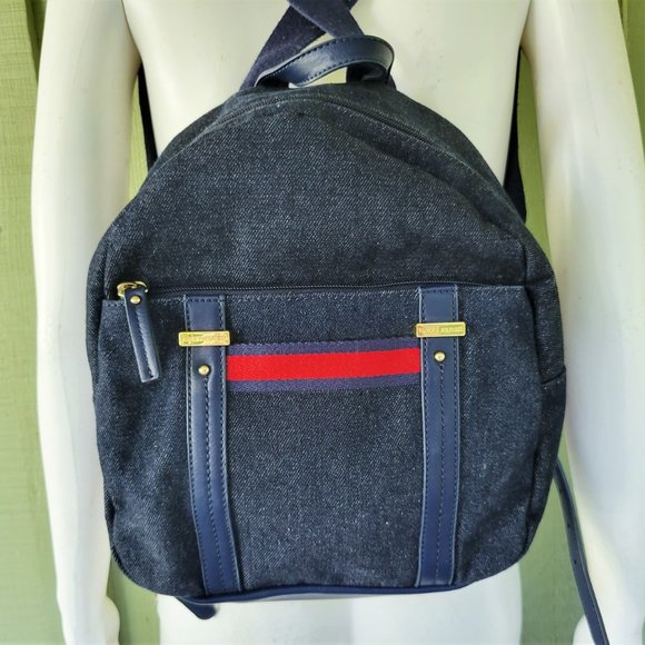 TOMMY HILFIGER Blue Denim Backpack Bag main image 8